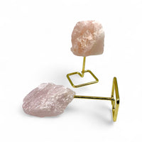 Rose Quartz - Raw on Stand $45