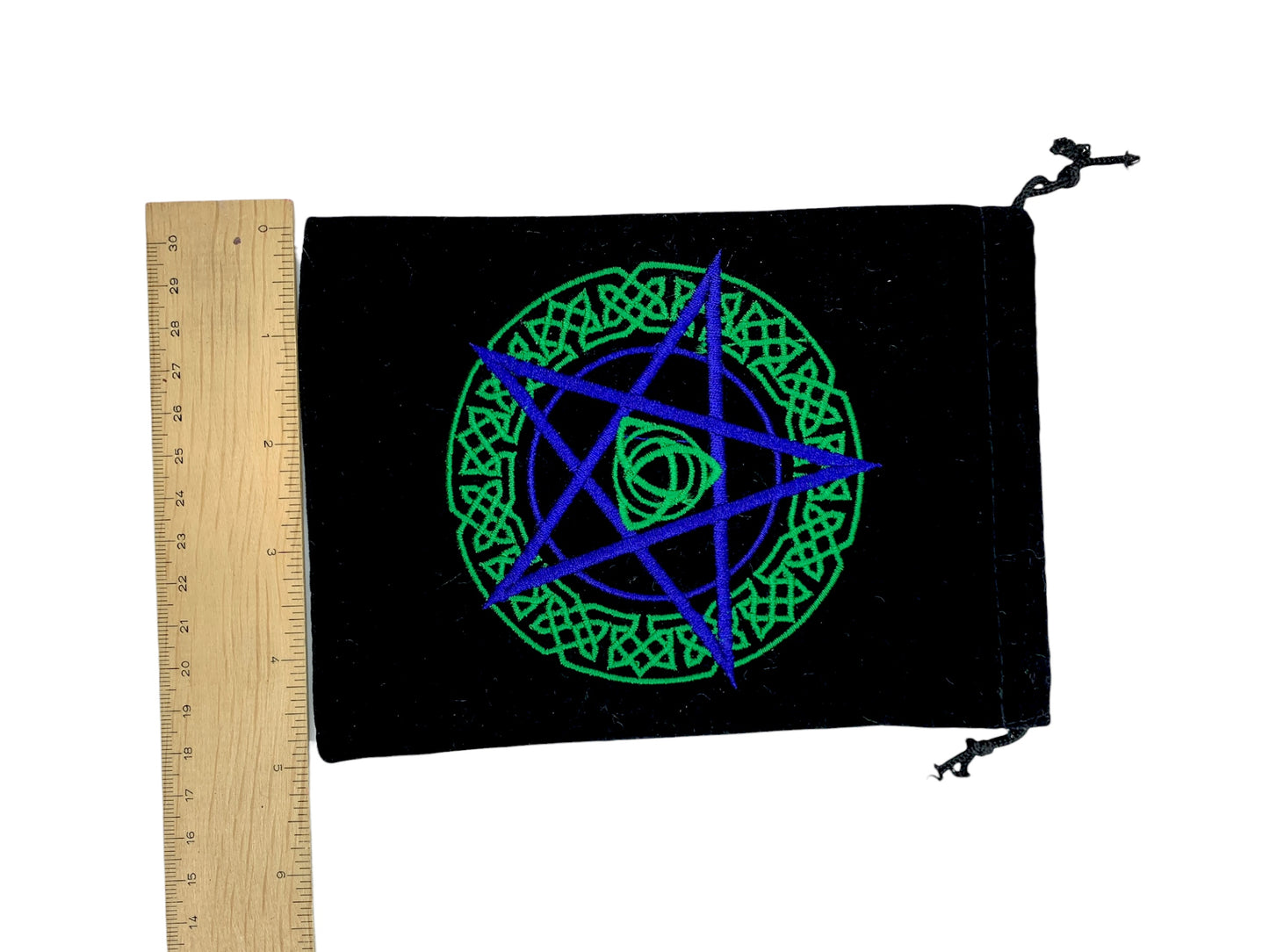 Bag - Velvet Celtic Pentacle Embroidered 5"x7"