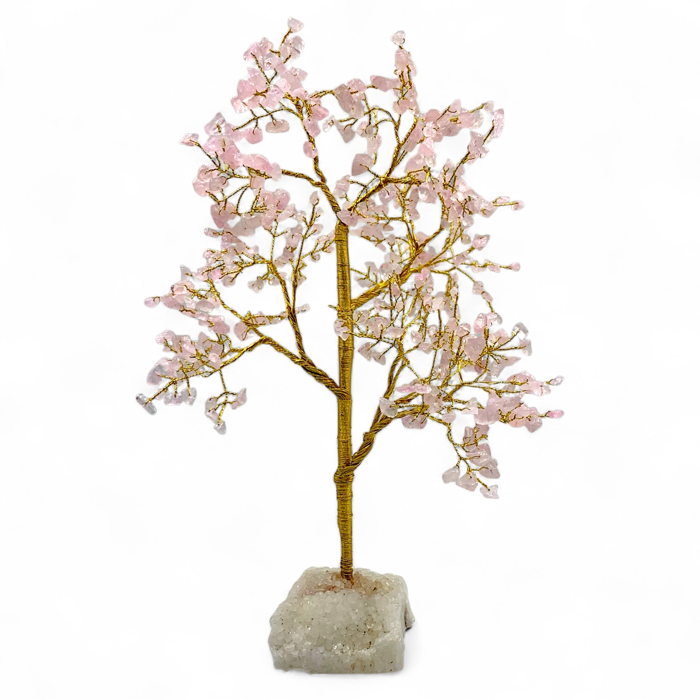 Gemstone Tree - Rose Quartz $100