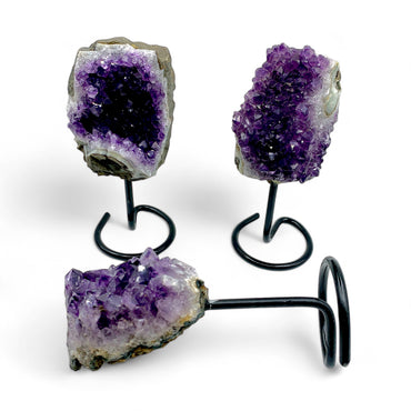 Amethyst Cluster on Stand $100