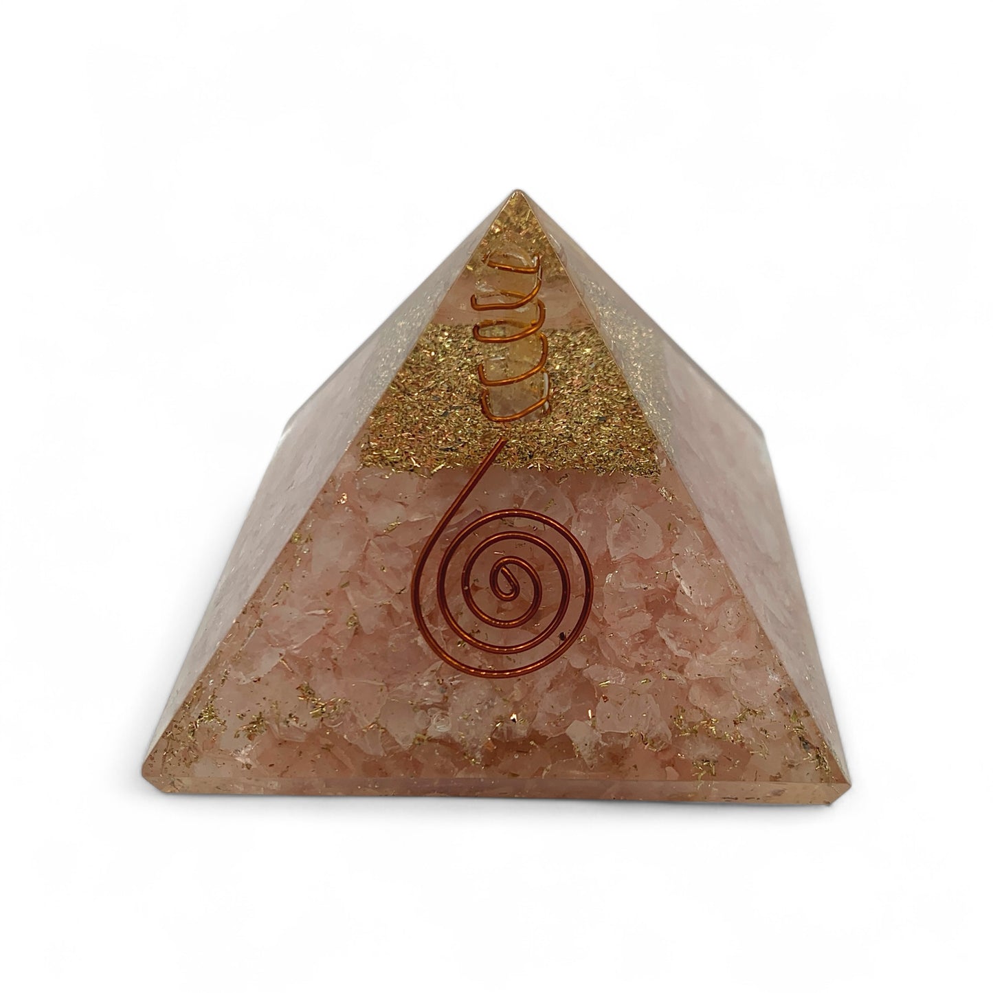 Orgonite - Rose Quartz Pyramid $50