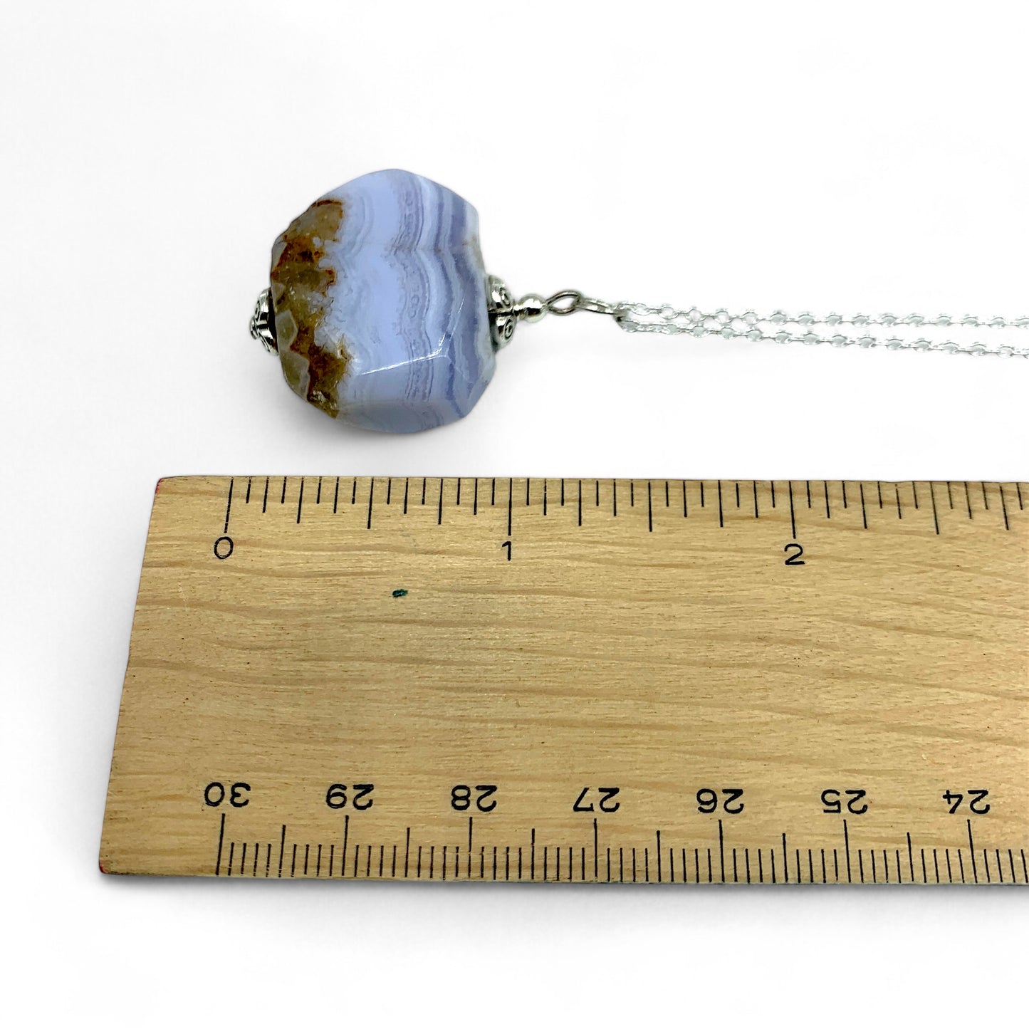 Necklace - Agate Blue Lace Assorted $30