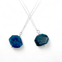 Necklace - Apatite Blue $45