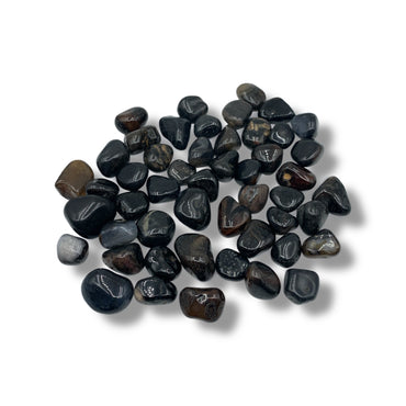 50 Black Agate Tumbles Bulk $50