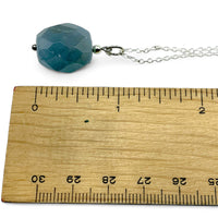 Necklace - Aquamarine Faceted $40