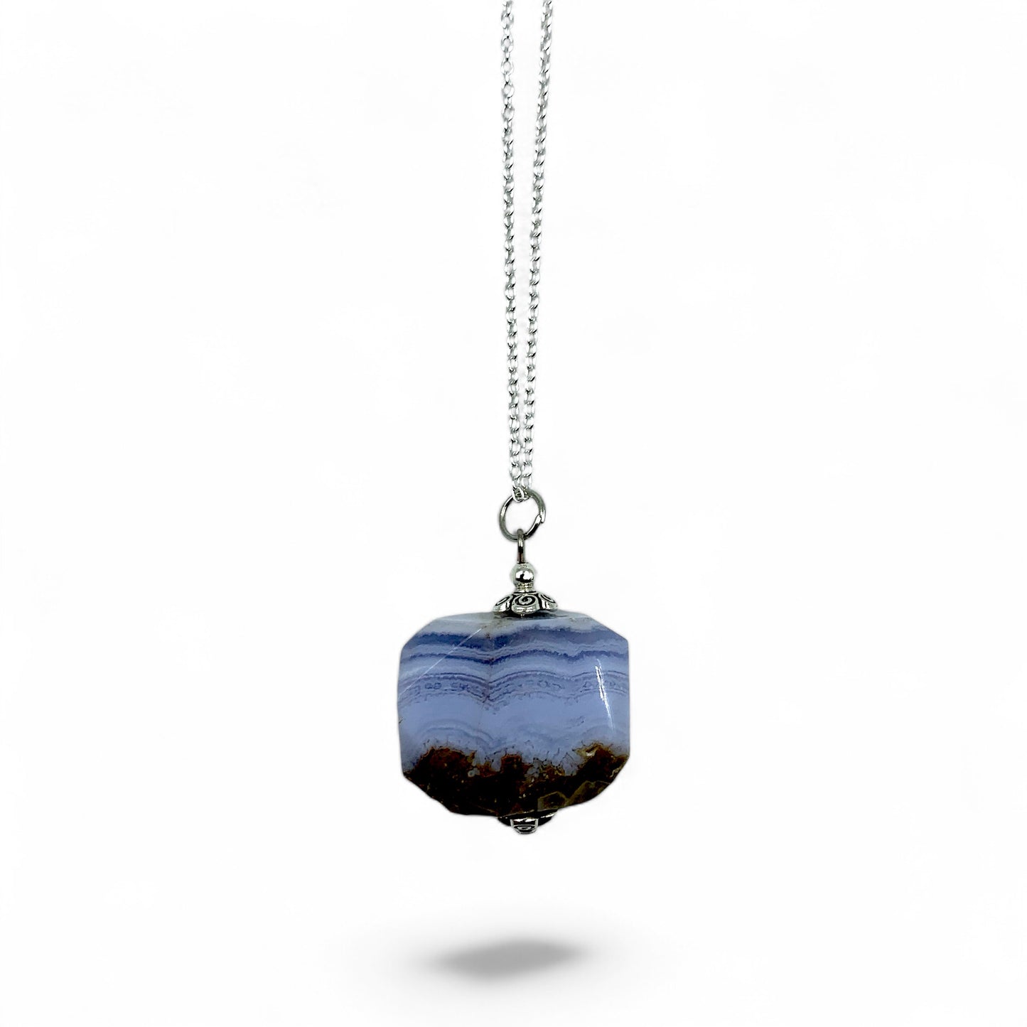 Necklace - Agate Blue Lace Assorted $30