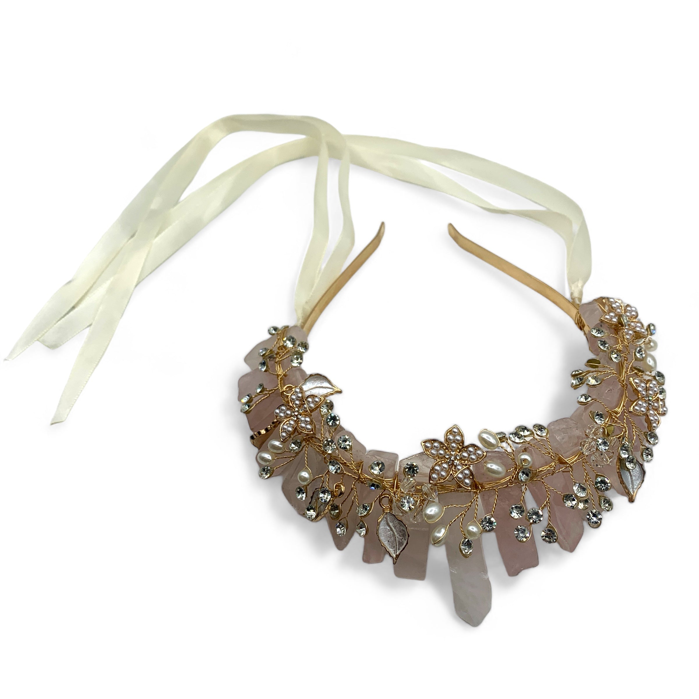 Tiara - Rose Quartz $140