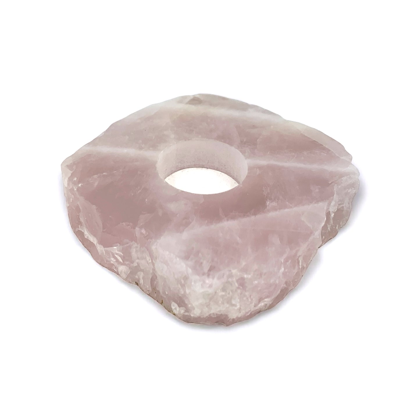 Candle Holder - Rose Quartz $60