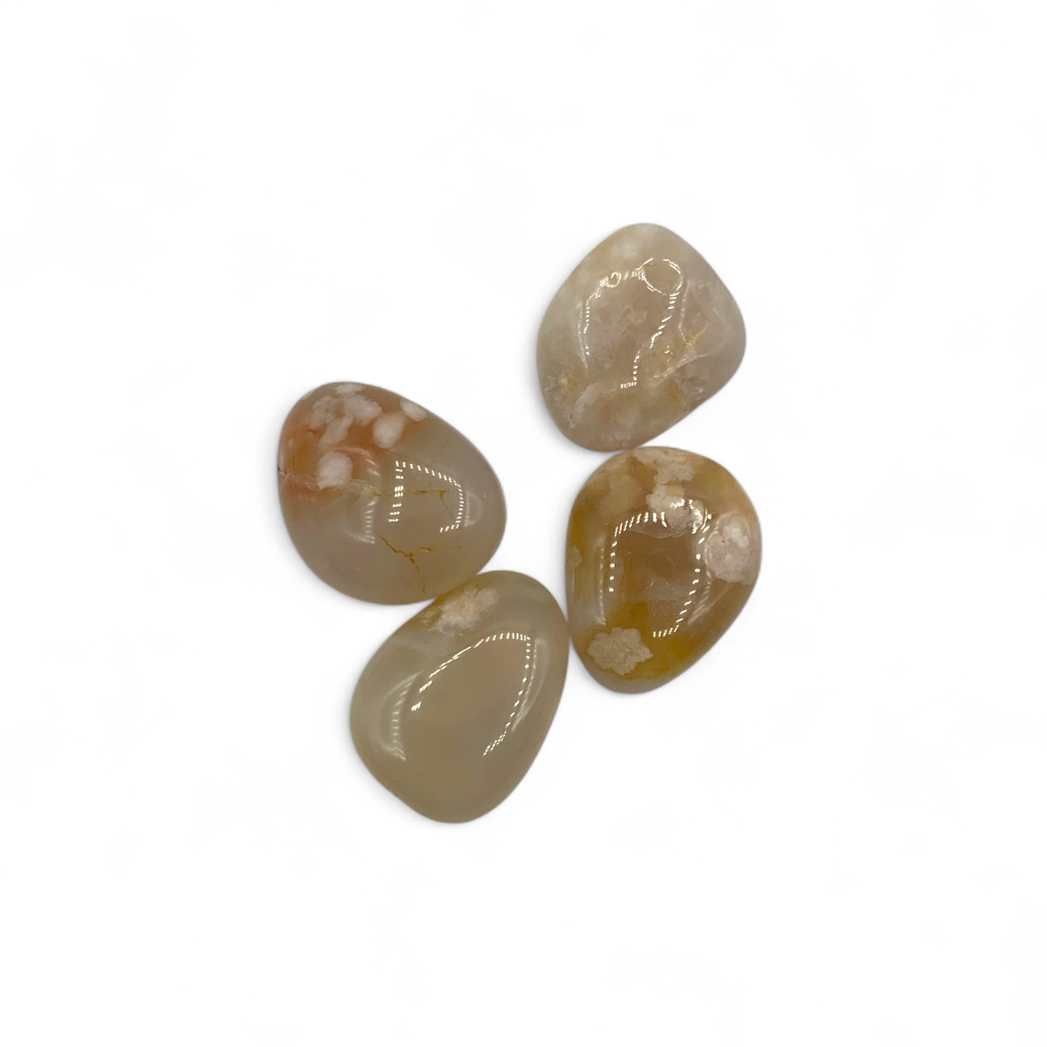 Agate - Flower Tumble $6
