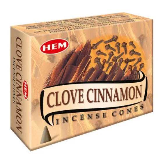 Incense - Clove Cinnamon Cones HEM - Happy Soul Online