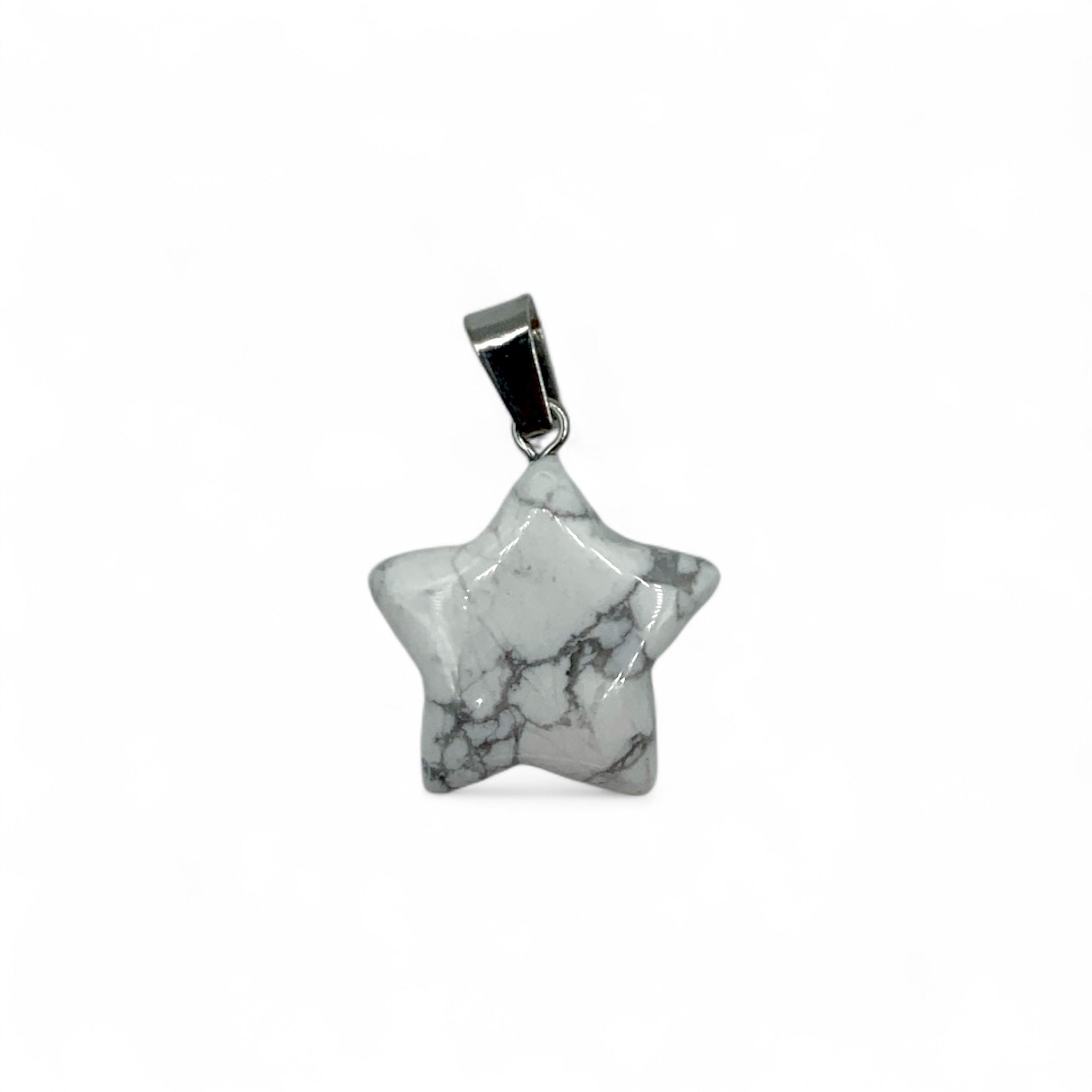 Pendant - Howlite Star