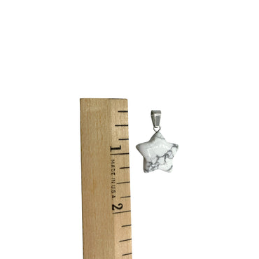 Pendant - Howlite Star