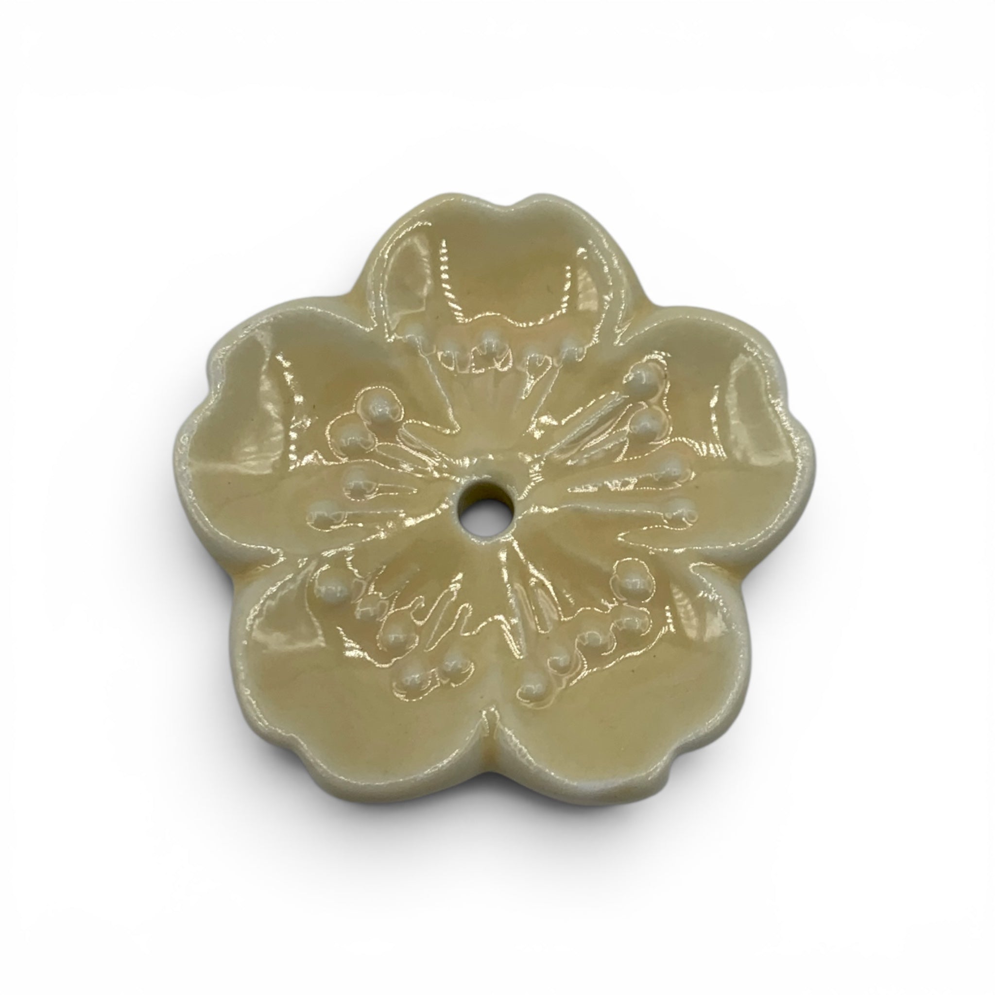 Incense Holder - Ceramic Flower $15 - Happy Soul Online
