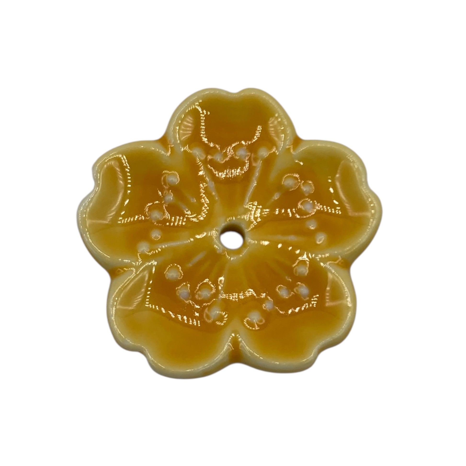 Incense Holder - Ceramic Flower $15 - Happy Soul Online