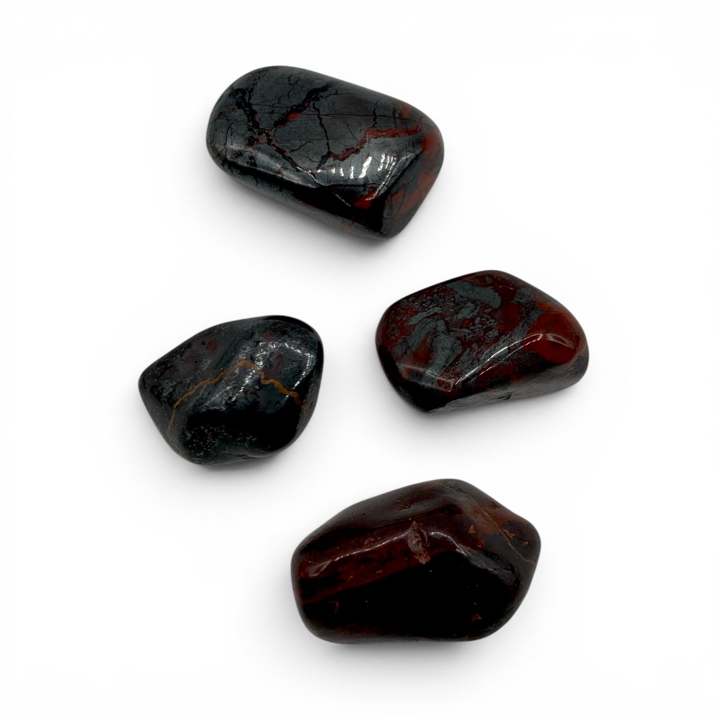Hematite and Red Jasper - Tumble $6