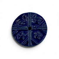 Incense Holder -  Blue Stars Ceramic