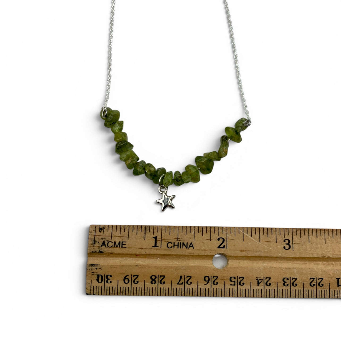 Necklace - Peridot Star $35