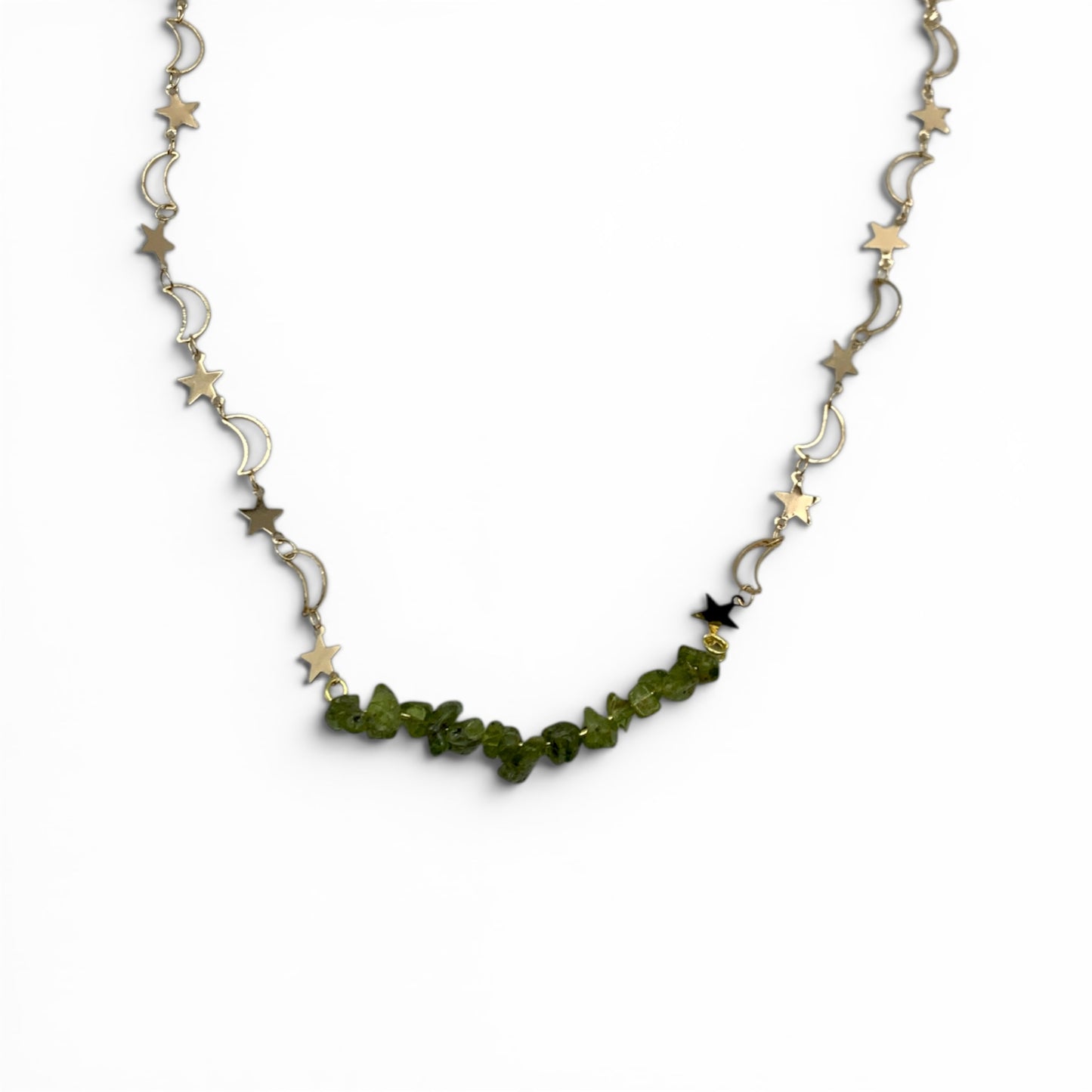Necklace - Peridot Star $35
