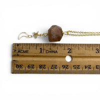 Necklace - Moonstone Earthy Celestial $25