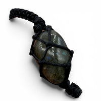 Bracelet - Labradorite Macrame Adjustable