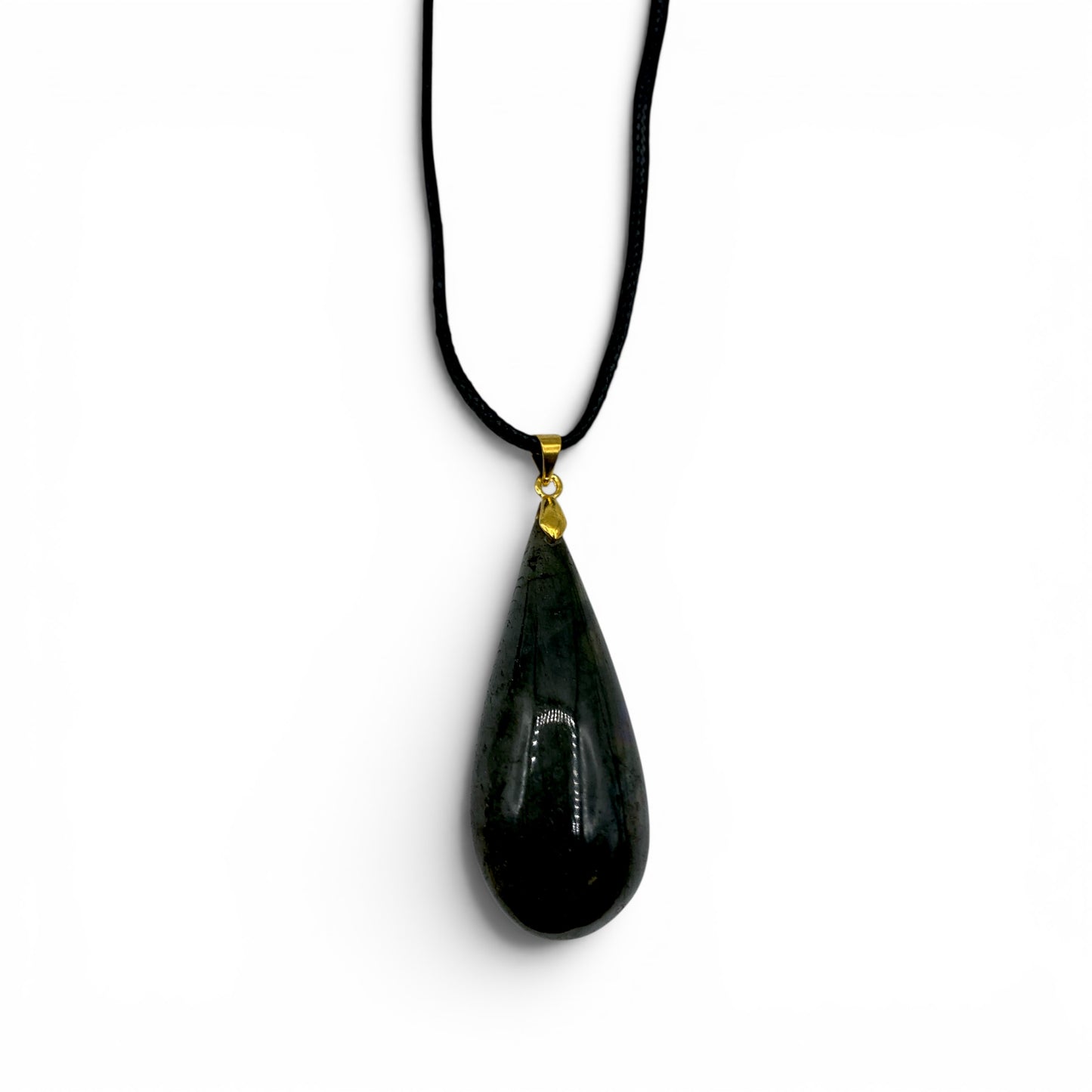 Necklace - Labradorite Teardrop $40