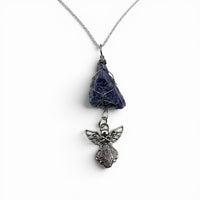 Necklace - Scapolite Guardian Angel Charm $30