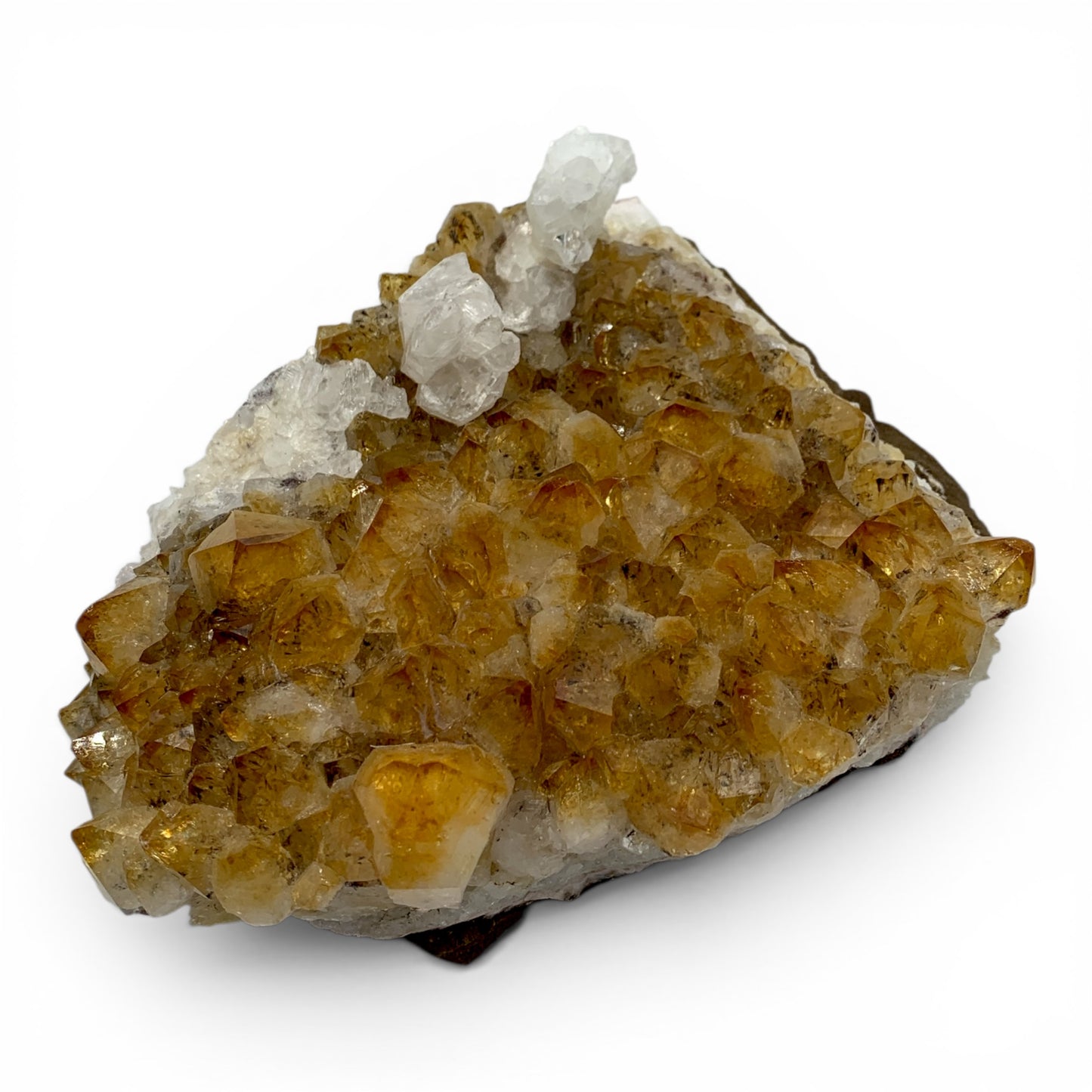 Citrine with Calcite Cluster $200