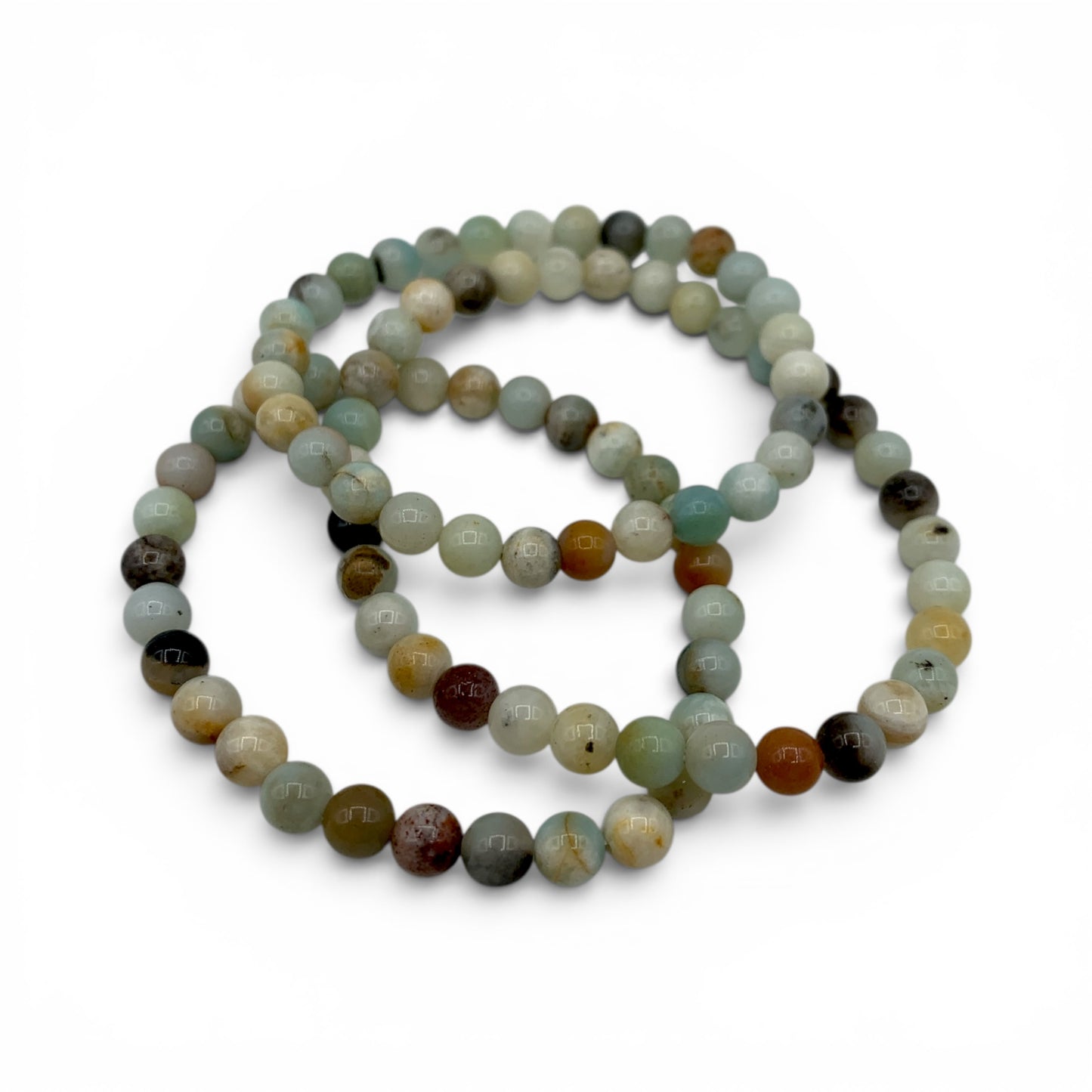 Bracelet - Amazonite Multi-Colour 6mm $25