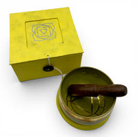 Singing Bowl - Tibetan 3" Yellow (Solar Plexus Chakra) - Happy Soul Online