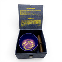 Singing Bowl - Tibetan 3" - Indigo (Third Eye Chakra) - Happy Soul Online