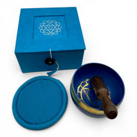 Singing Bowl - Tibetan 3" Blue (Throat Chakra)