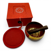 Singing Bowl - Tibetan 3" Red (Root Chakra)