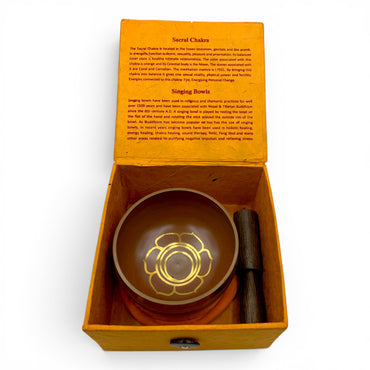Singing Bowl - Tibetan 3" Orange (Sacral Chakra) - Happy Soul Online