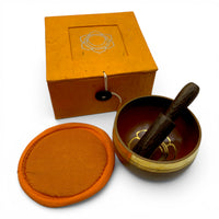 Singing Bowl - Tibetan 3" Orange (Sacral Chakra)