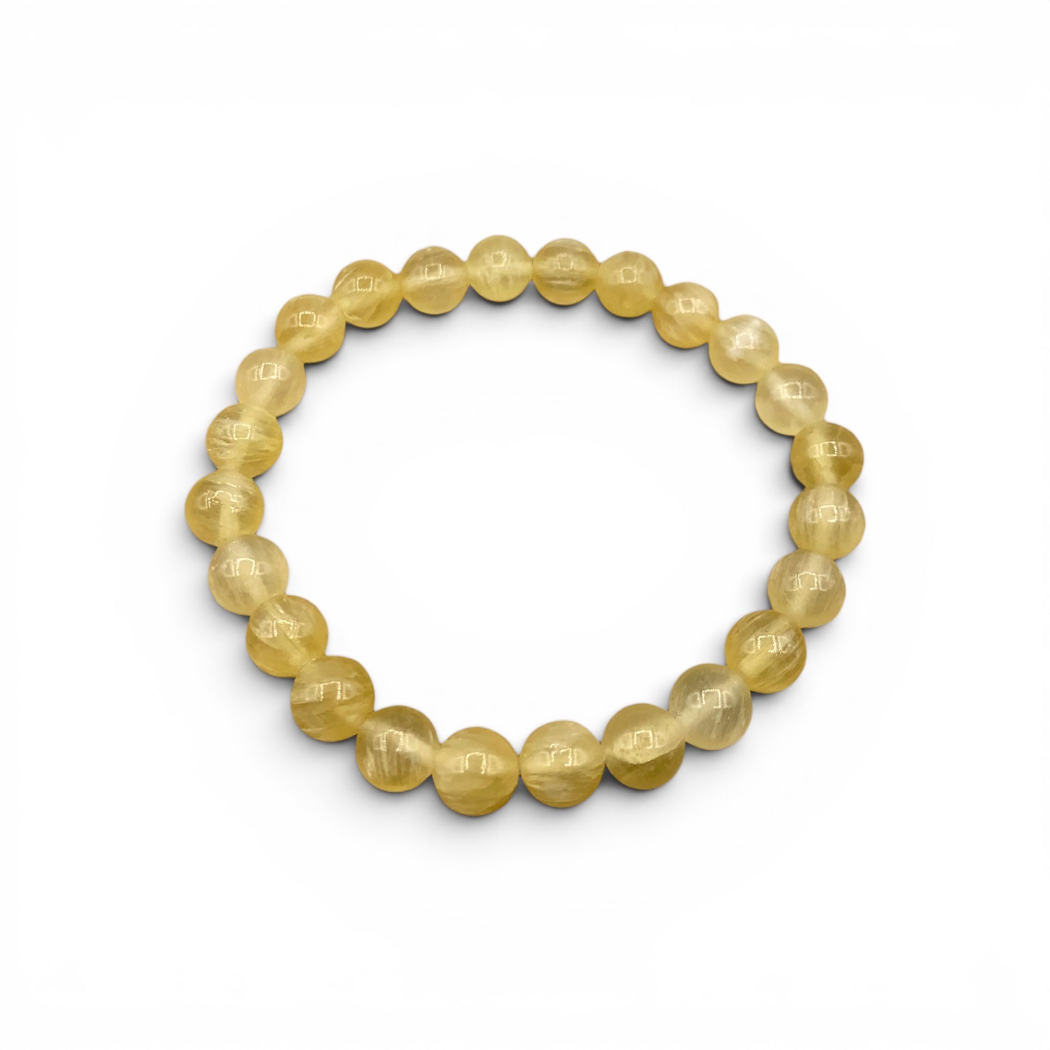 Bracelet - Selenite Golden 8mm