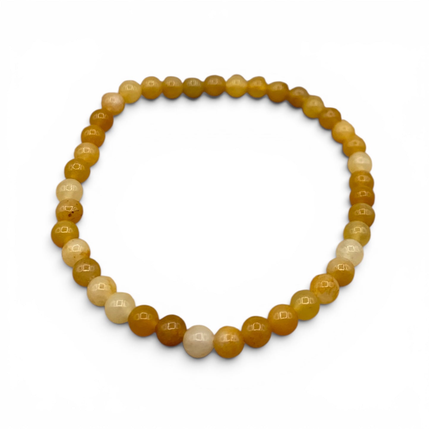 Bracelet - Jade Yellow 4mm
