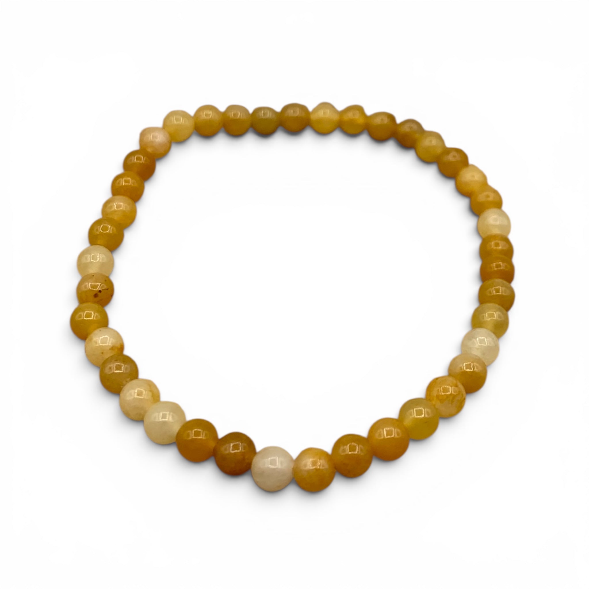 Bracelet - Jade Yellow 4mm