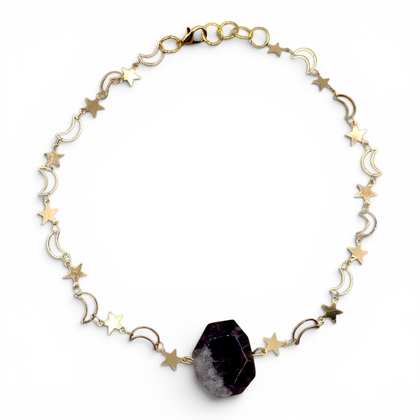 Necklace - Amethyst Celestial $40