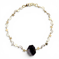 Necklace - Amethyst Celestial $40