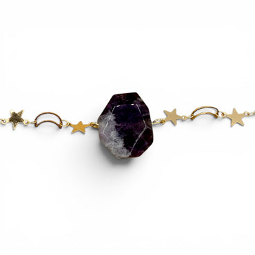 Necklace - Amethyst Celestial $40