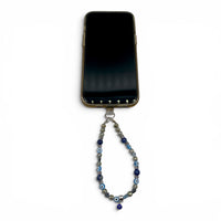 Crystal Phone Wristlet- Sodalite, Hematite and The Eye