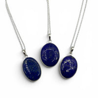 Necklace - Lapis Lazuli Oval $40