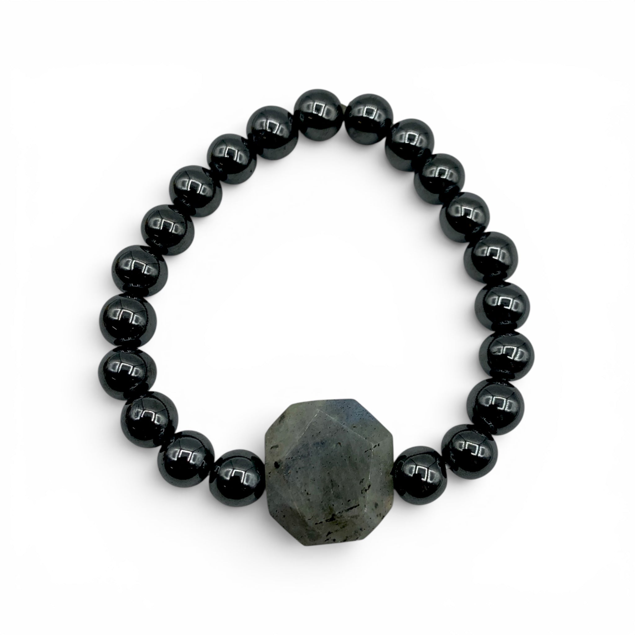 Bracelet - Hematite & Labradorite