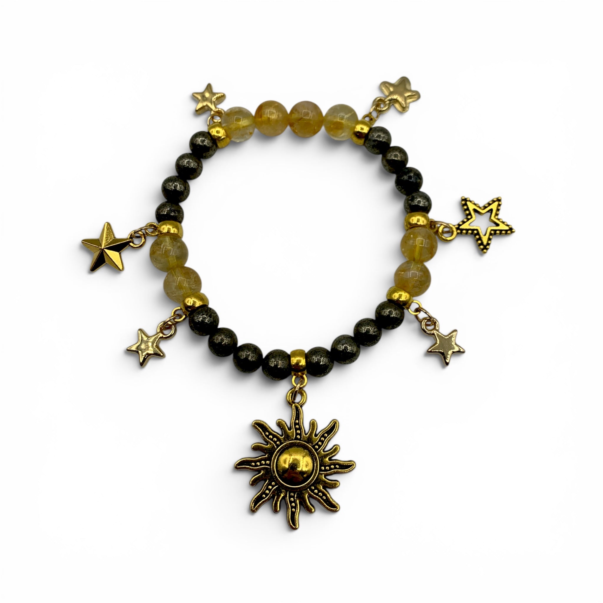 Bracelet - Pyrite & Citrine