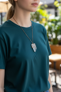 Necklace - Clear Quartz Copper