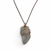 Necklace - Clear Quartz Copper