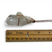 Necklace - Clear Quartz Copper