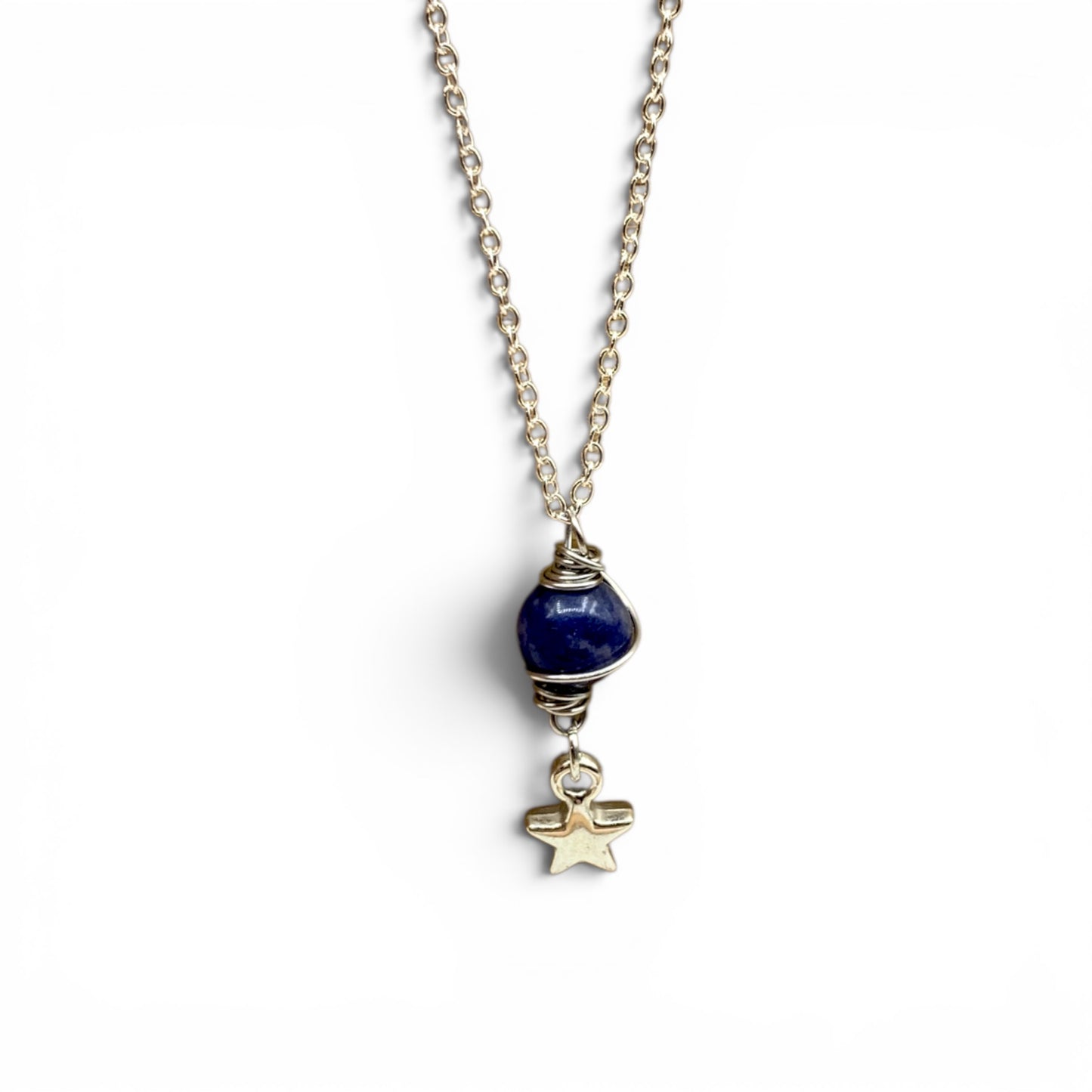 Necklace - Sodalite Celestial Planet $25