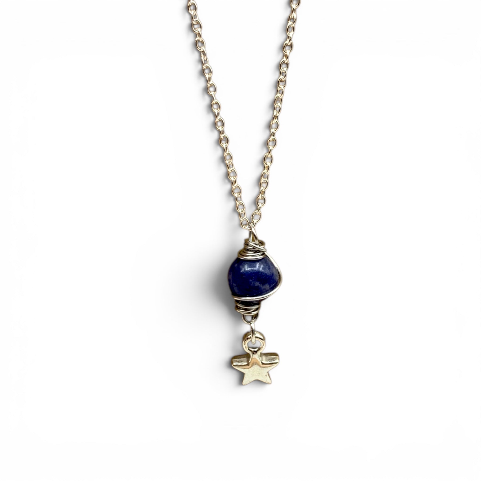 Necklace - Sodalite Celestial Planet $25
