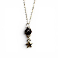 Necklace - Amethyst Celestial Planet $25